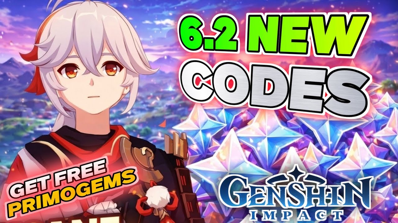 Official✅ GENSHIN IMPACT REDEEM CODES 2026 - Free Primogems Rewards | Genshin Impact Codes 6.2