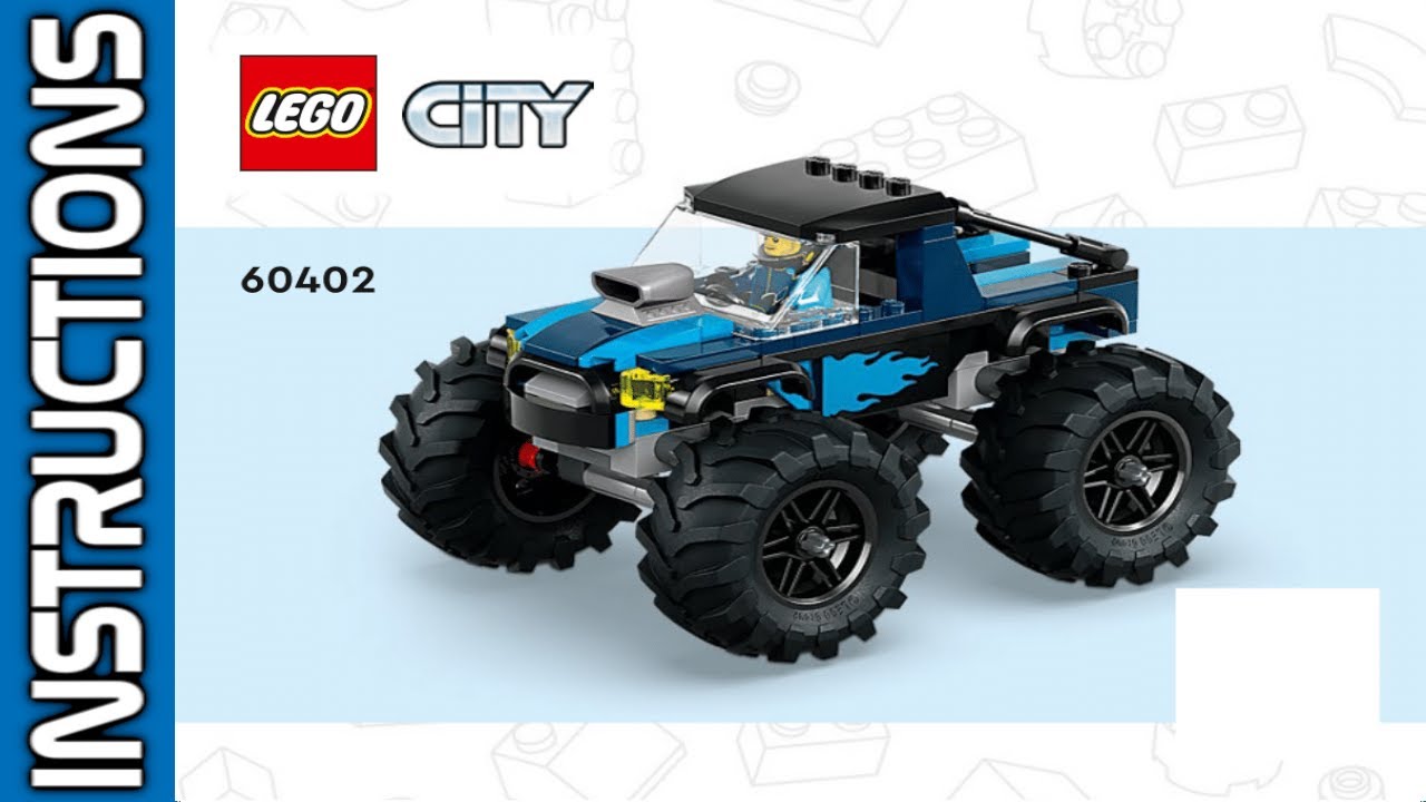 LEGO 60402 instructions | City | 2024 | Blue Monster Truck #legoinstructions #legomonstertruck #BID