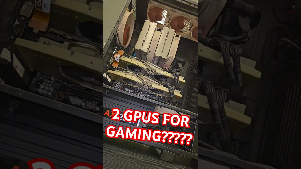 Dual GPU Comeback in 2025?? (AMD Crossfire) #pcgaming #gpu Pt.1