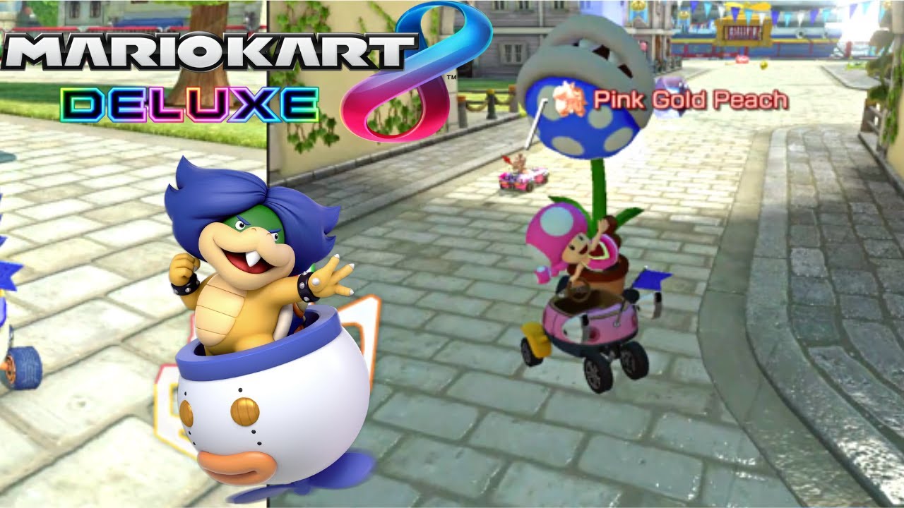 Mario Kart 8 Renegade Roundup as Ludwig and Toadette (BOWSER IS COOKED!)