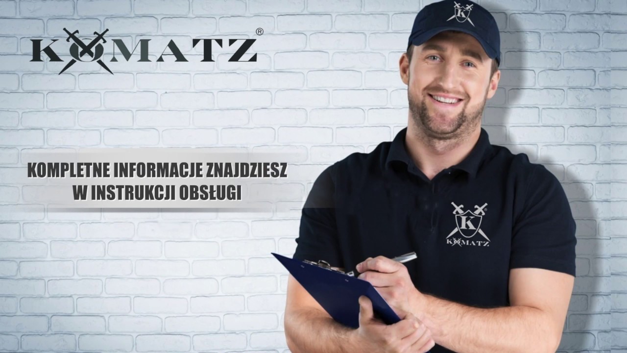 KOMATZ Gtech 3500 Agregat malarski - uruchomienie