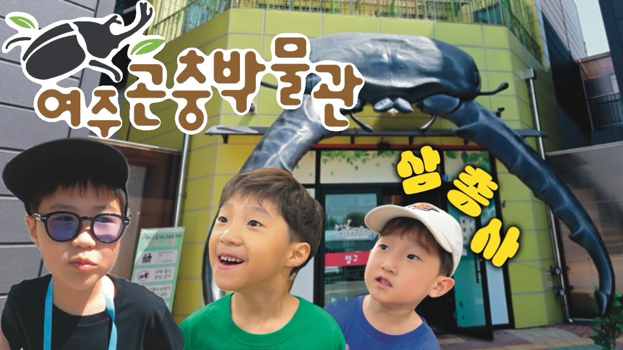 삼총사 여주 곤충 박물관에 가다