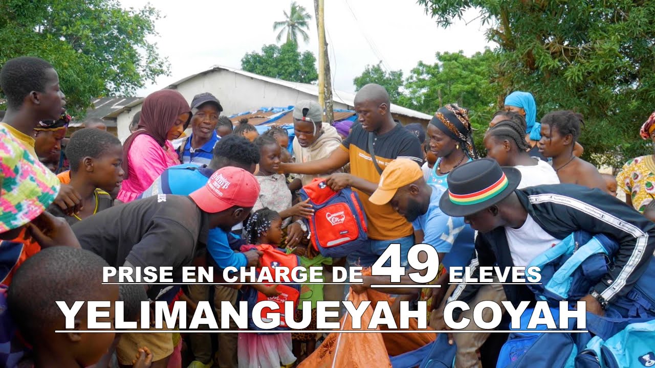 Conakry Nouvelles FOURNITURES SCOLAIRES 2024 A YELIMANGUEYAH COYAH