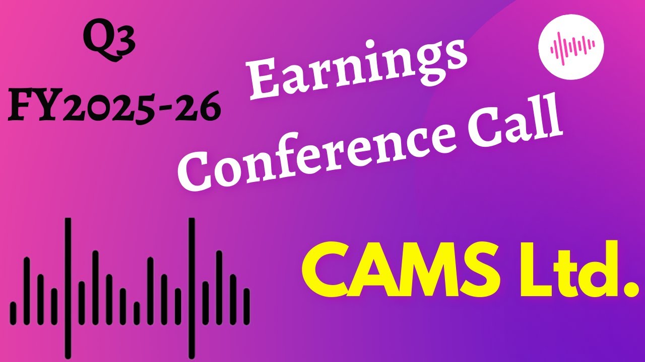 CAMS Ltd. share Q3 FY2025-26 Earnings Conference Call ||