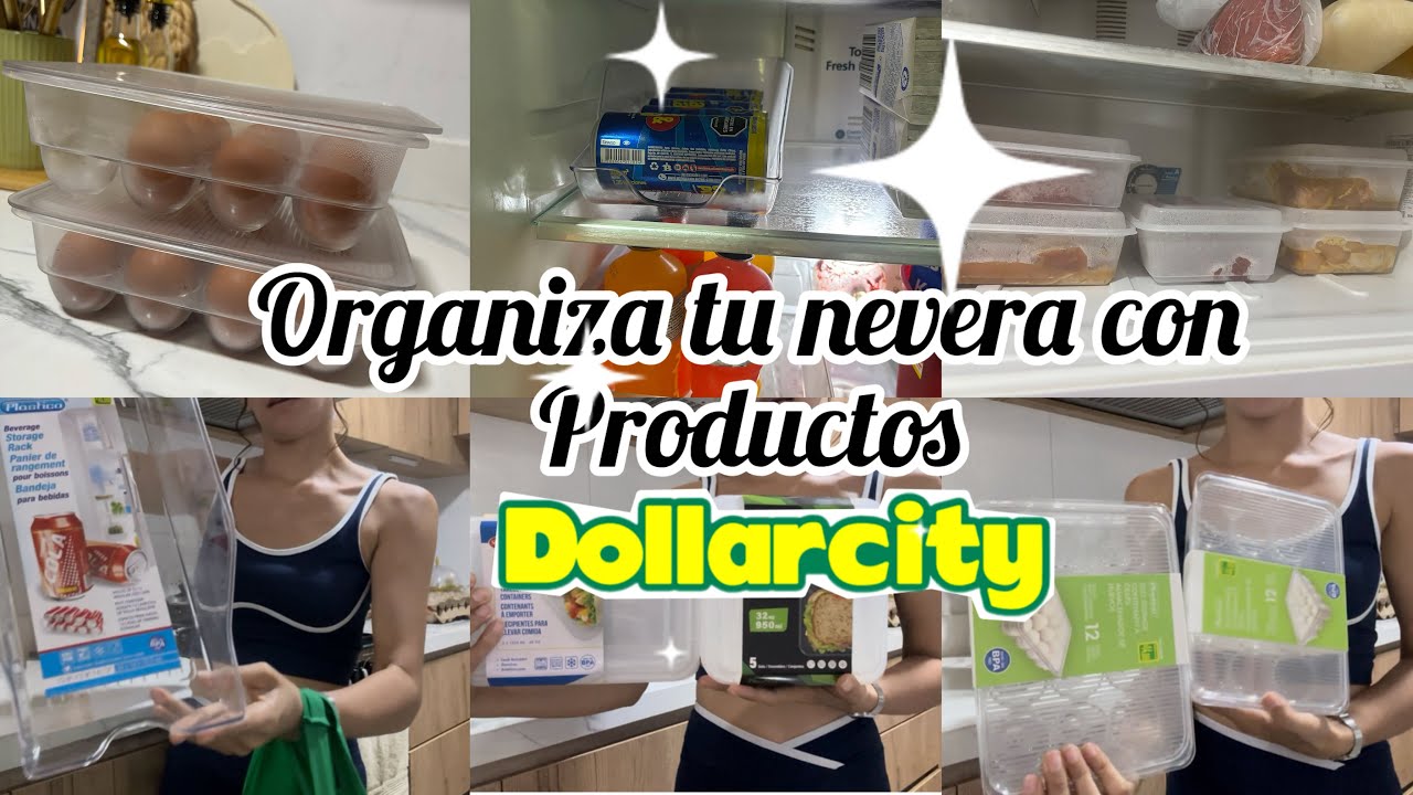 Organiza tu nevera con productos #dollarcity #dollarcitycolombia 
