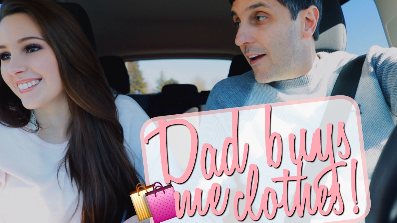 MY DAD GOES SHOPPING FOR ME!