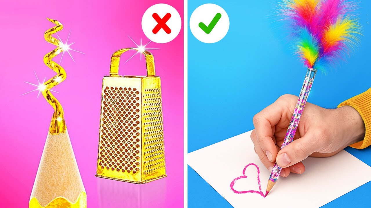 SMART VS DUMB ART HACKS! 🎨🏫 Strict Teacher VS Creative Student Battle