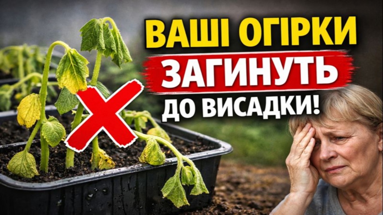 ВАША РОЗСАДА ЗАГИНЕ! 5 Помилок, які вбивають огірки ще до висадки.