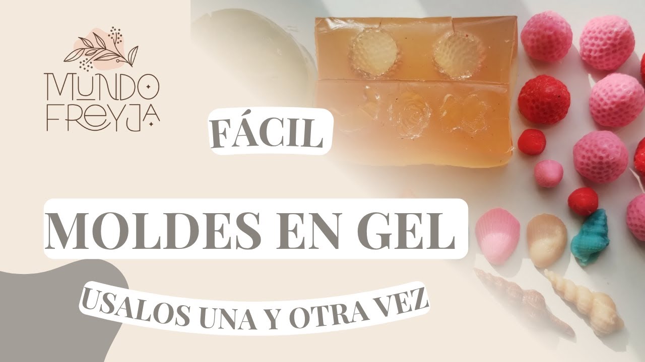 Cómo hacer MOLDES CASEROS reutilizables SIN SILICONA 🧩 | Gelatina y glicerina