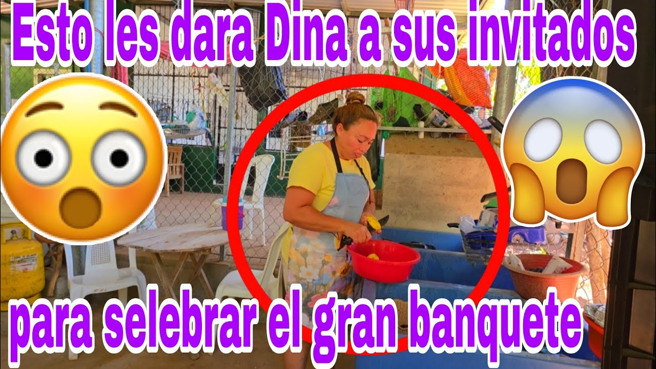 Ya tiene listo Dina el gran banquete para sus invitados😱😳🥺