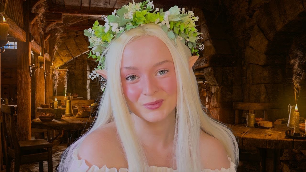 ASMR Elven Barmaid listens to your tales of adventure | Fantasy tavern roleplay