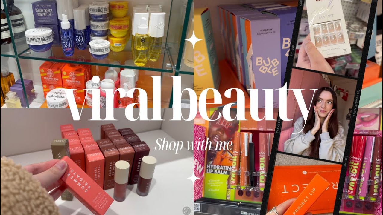 Shop for viral / new makeup and skincare with me ✨ TKMAXX, Space NK, Boots, Superdrug and LUSH!!