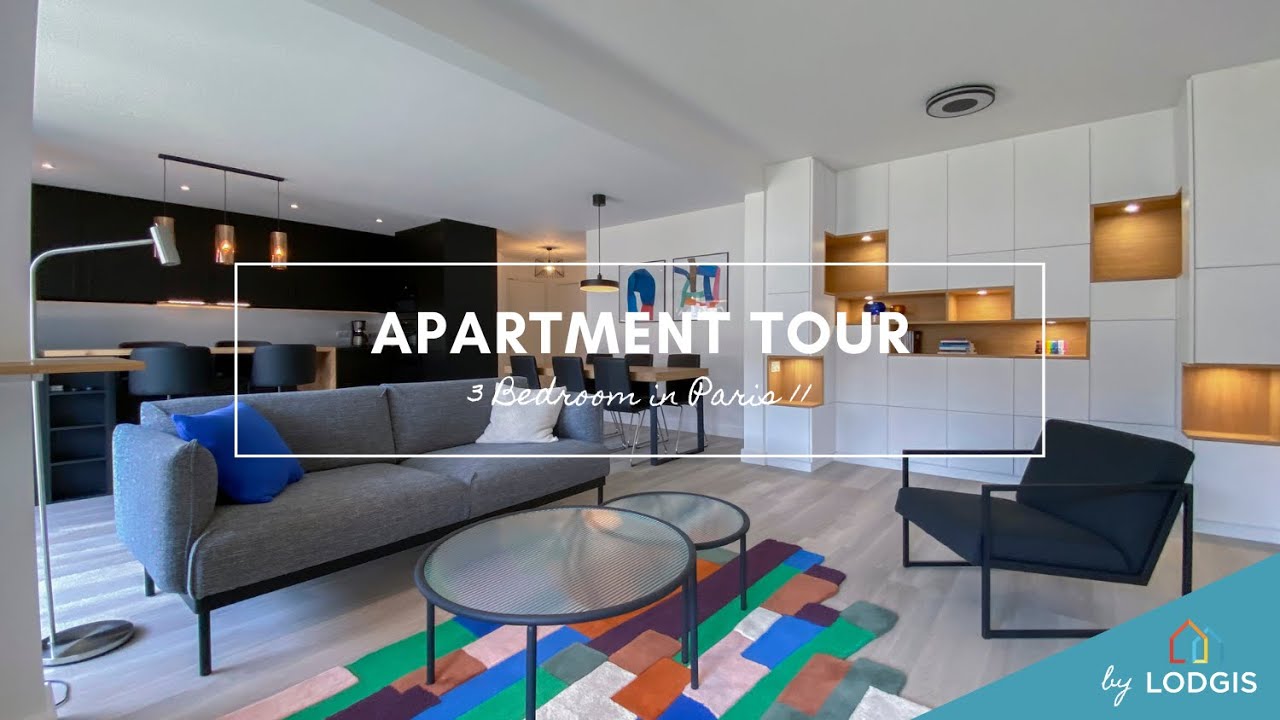 Apartment Tour // Furnished  104m2 in Paris – Ref : 41124311