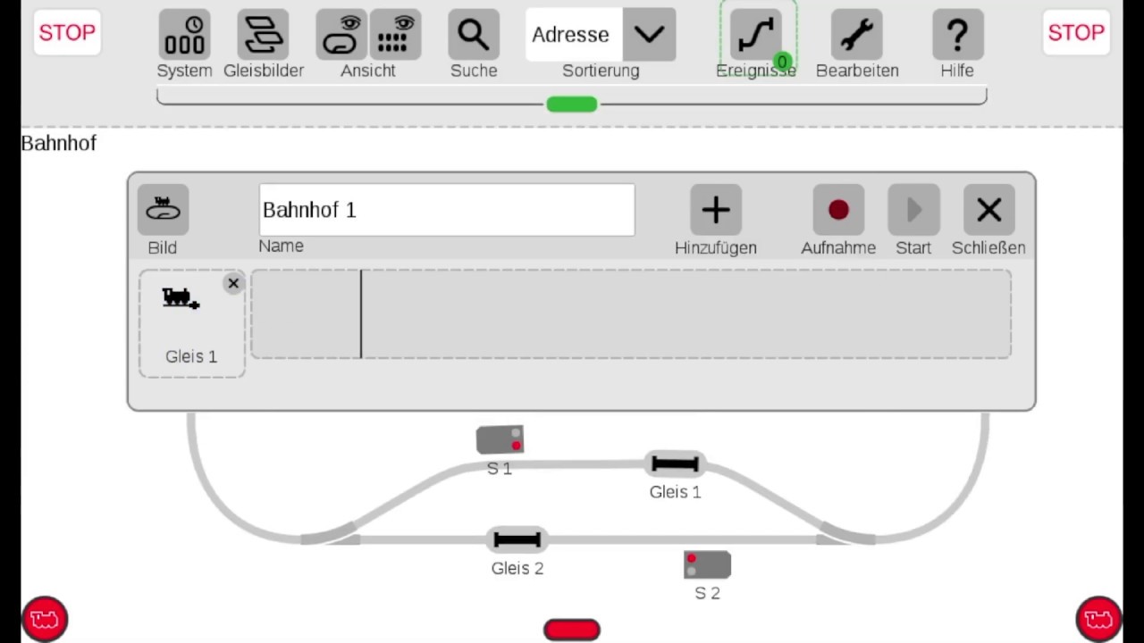 Bahnhofsteuerung (Zugwechsel in Gegenrichtung) mit der Central Station 3