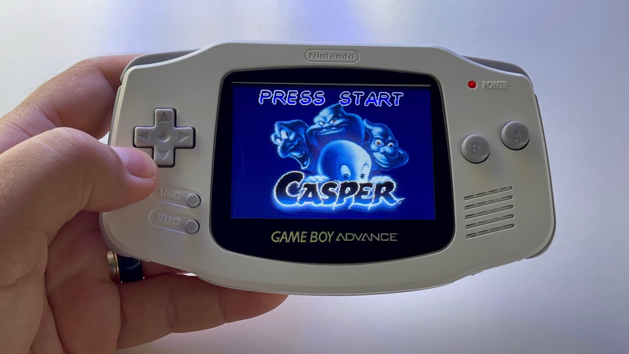 Casper | Gameboy Advance (IPS display) gameplay