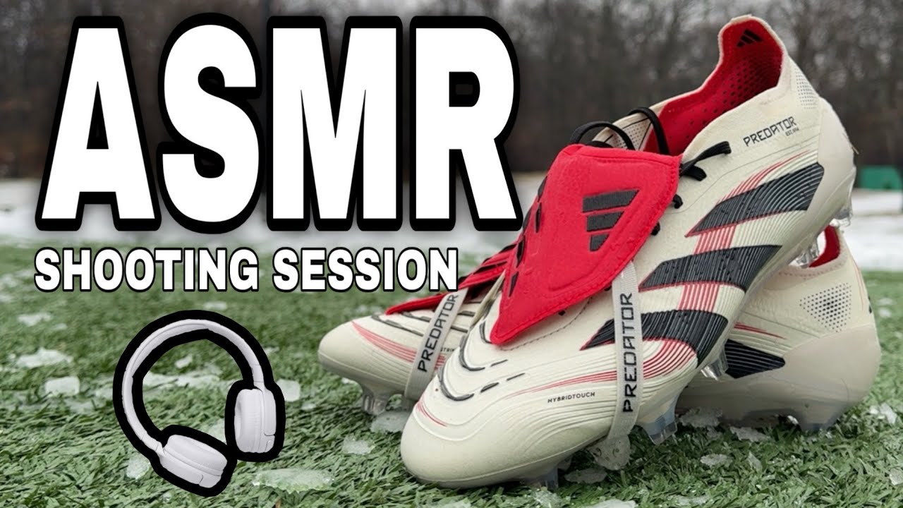 ASMR Soccer Shooting Session in Adidas Predator 25