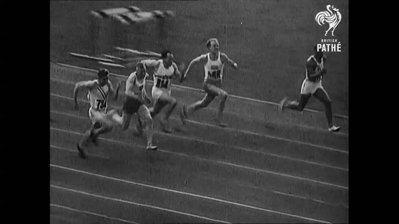 Jesse Owens Wins 100m Olympic Gold in front of Hitler at 1936 Olympics