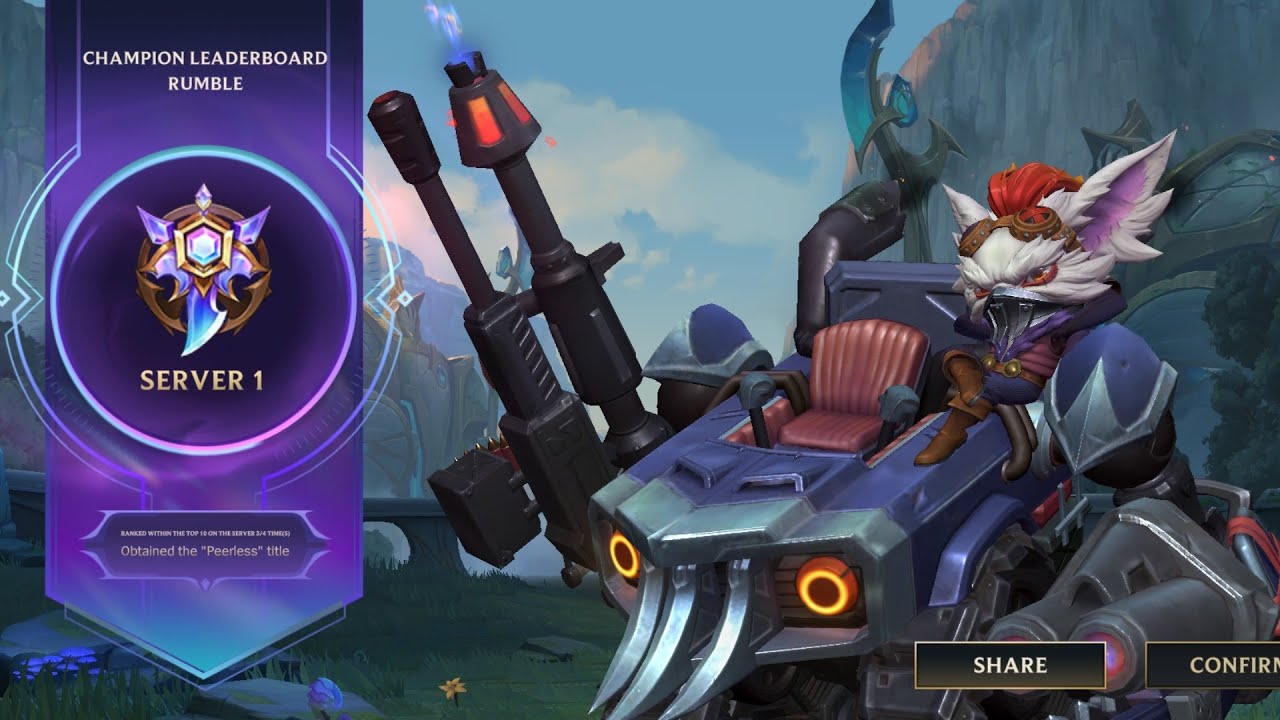 Rank 1 Rumble mid VS Kassadin [Wild rift S20]