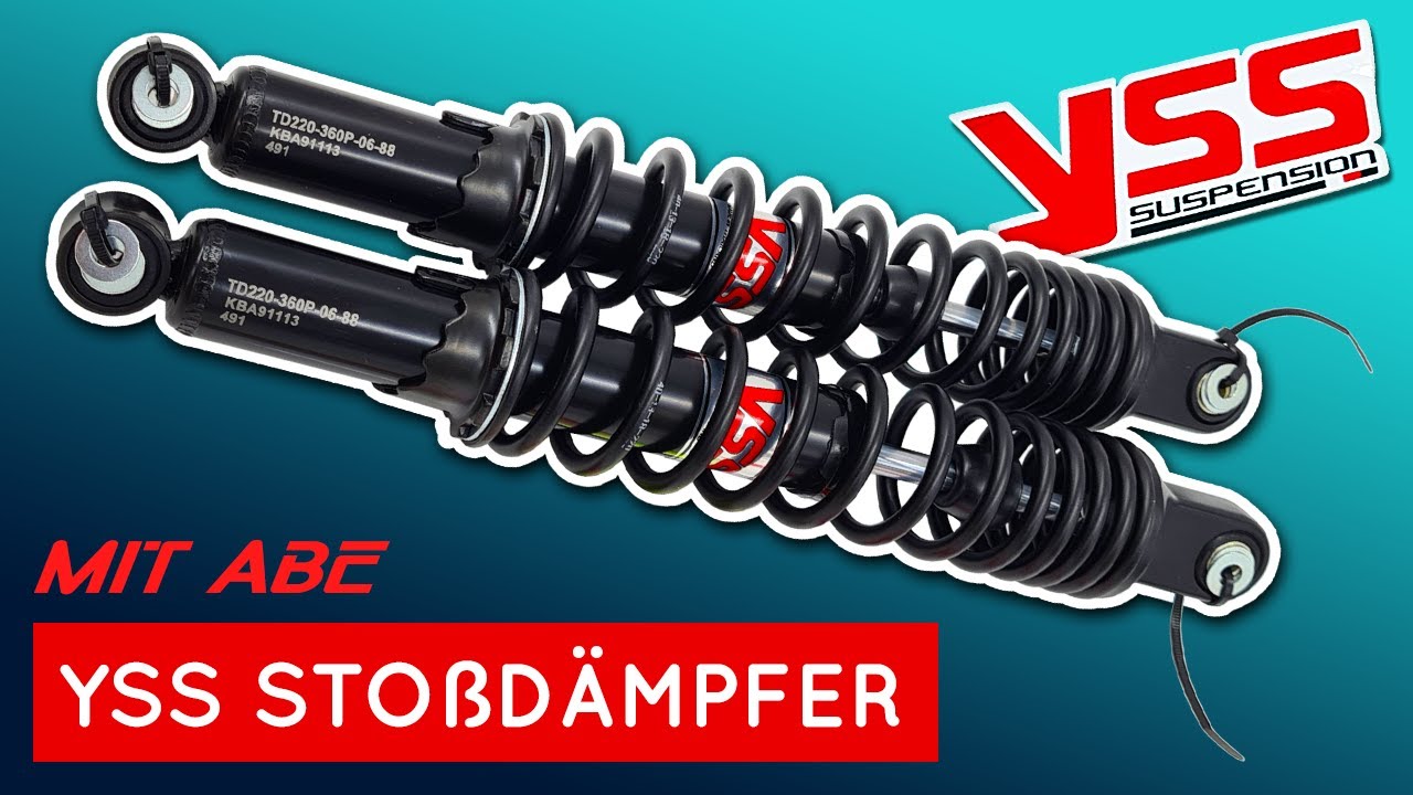 YSS Stoßdämpfer Twin Pro Air für Simson 🔧 EINBAU-ANLEITUNG | verstellbar, mit ABE