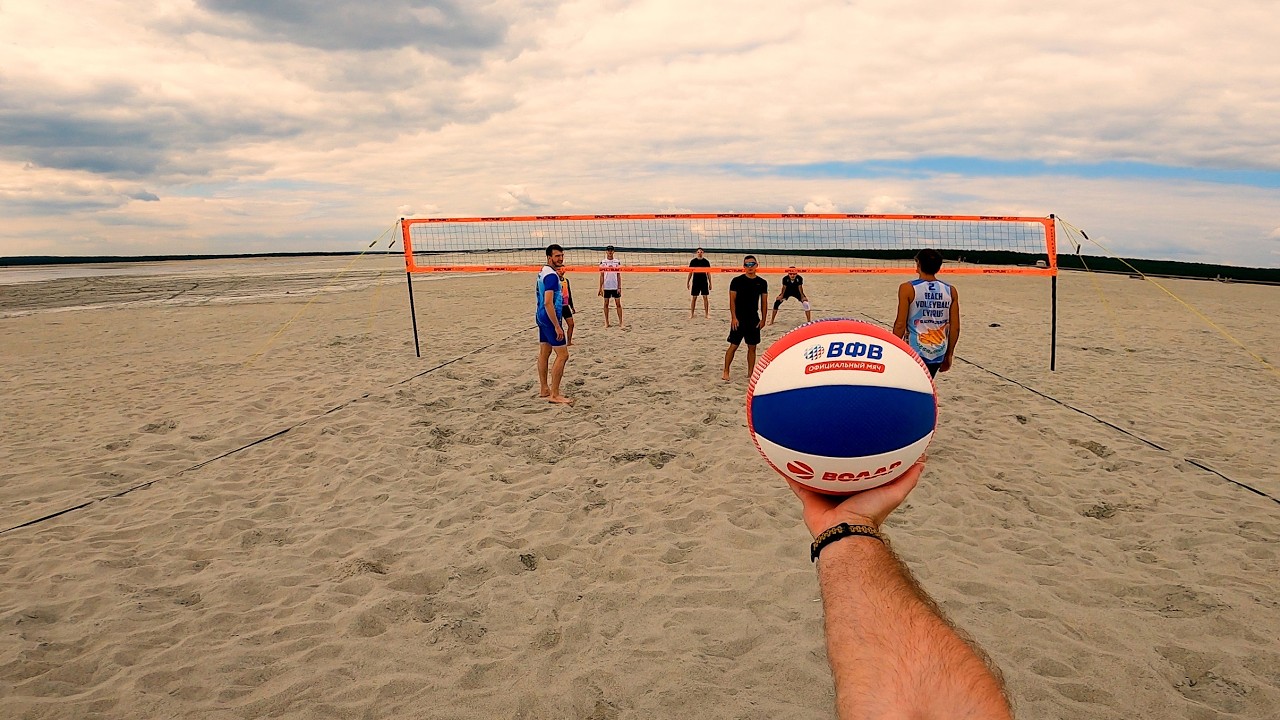 Волейбол от первого лица | BEACH VOLLEYBALL IN THE DESERT FIRST PERSON | BEST MOMENTS