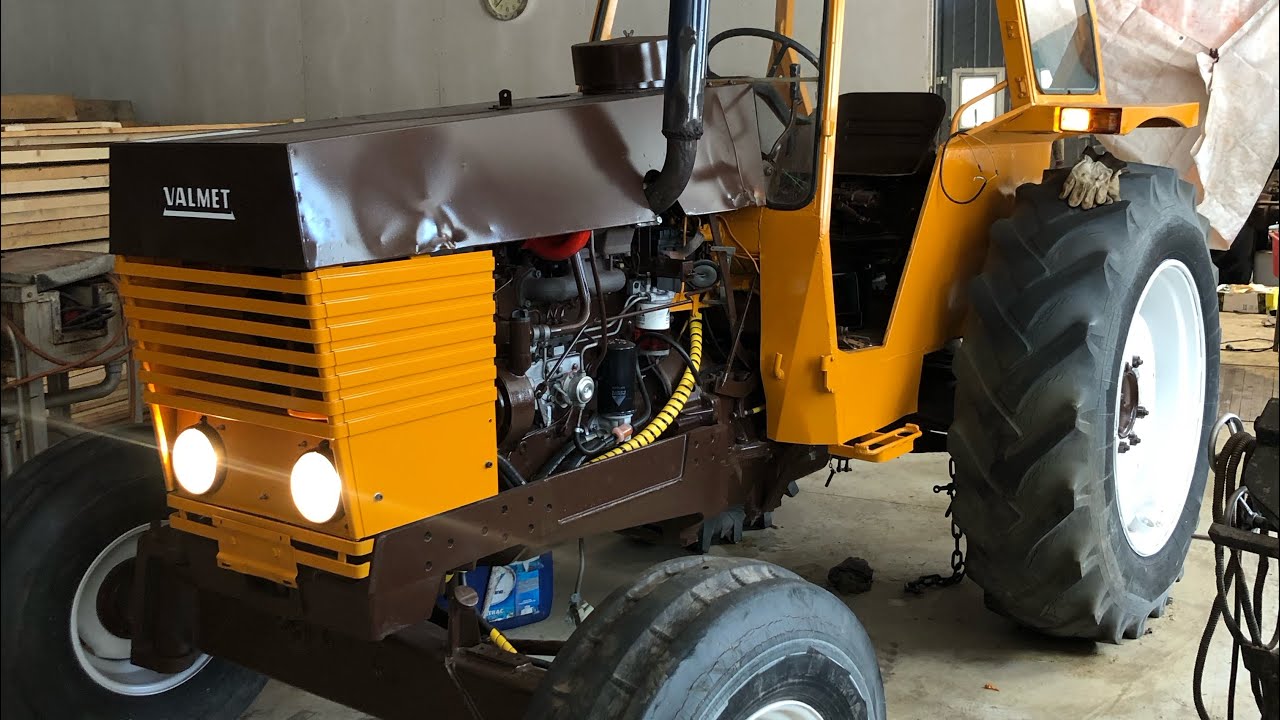 Valmet 702S perääljyn vaihto