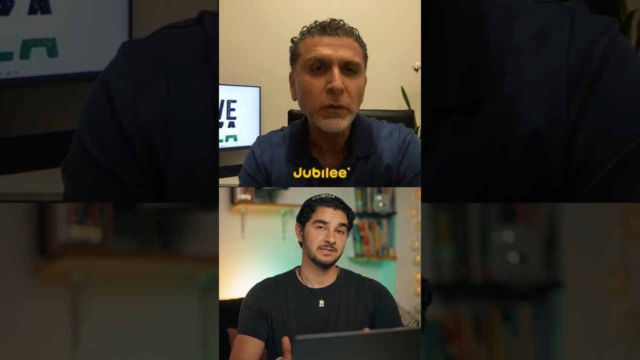 Palestinian blesses Israeli Activist Rudy Rochman after debate