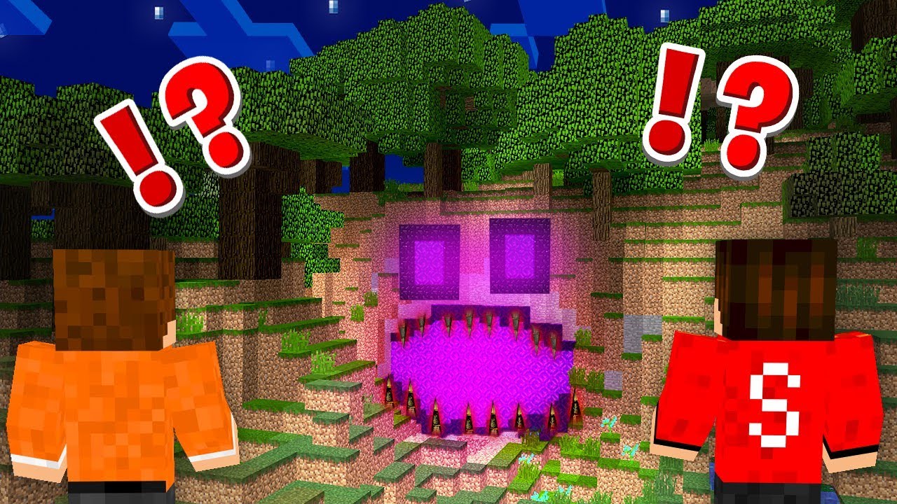 ZNALEŹLIŚMY STRASZNEGO JASKINIOWEGO POTWORA w Minecraft!