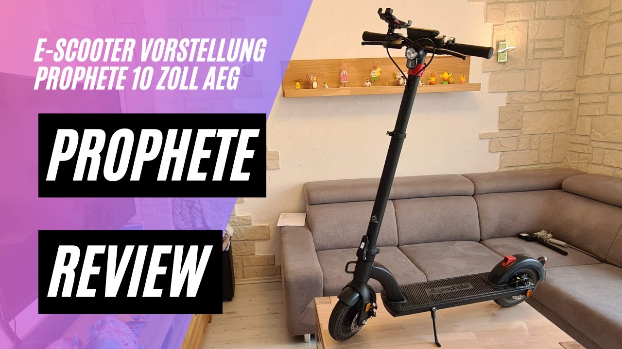 🛴 Prophete 10 Zoll AEG ✨ Vorstellung & 🔍 Review (36V; 390W; 10,4AH)