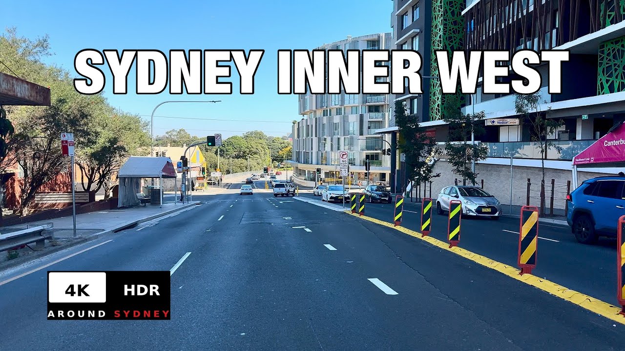 CITY ROUTE SCENIC Inner West | Mascot &rarr; Belmore | Sydney Drive 4K HDR 60FPS