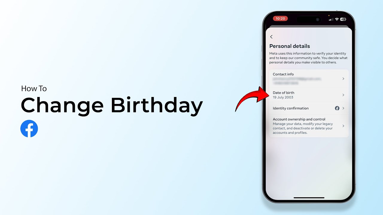 How To Change Birthday On Facebook?