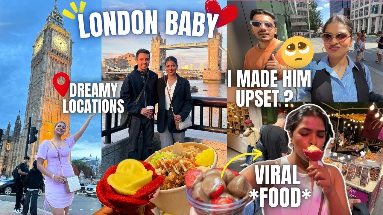 my first VIDESH YATRA to LONDON 🇬🇧 🤩 | Soho Night life, movie dates, ate Viral FOOD | Shalini Mandal
