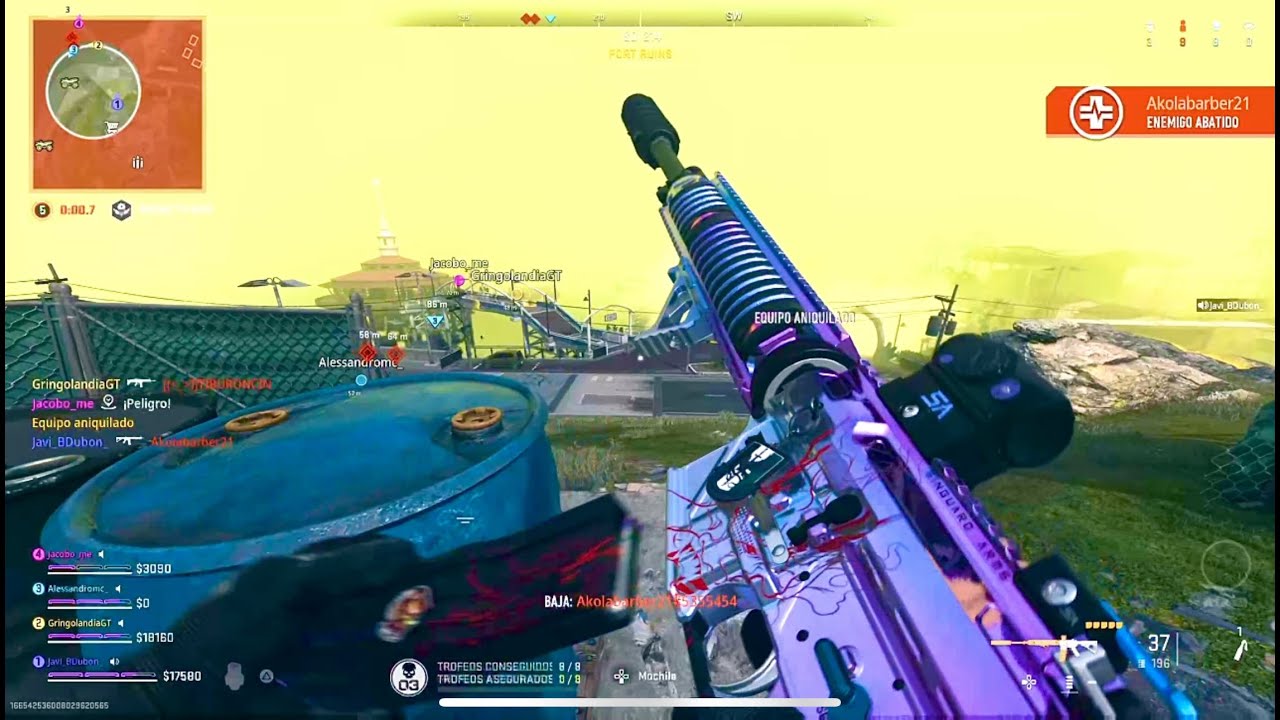 Warzone, Ashika Island MW2 // 9 eliminados ☠️ Victoria 🥇 