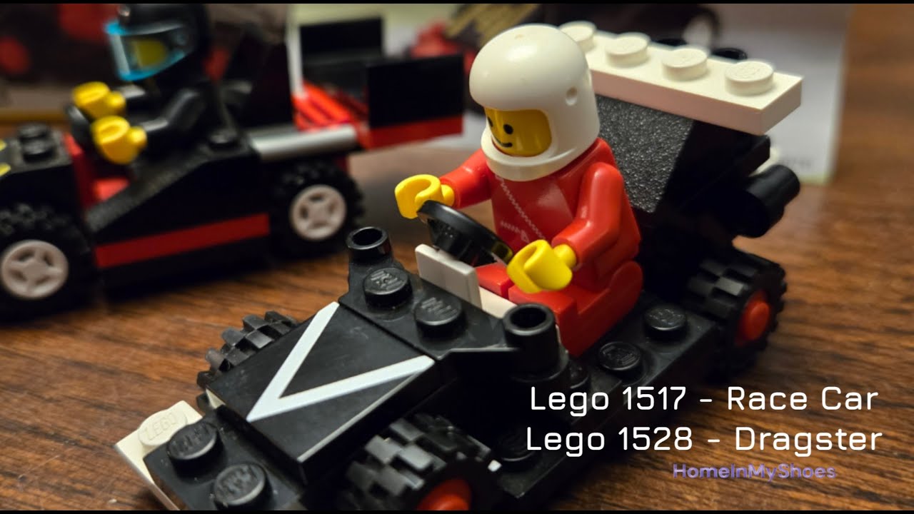 Lego 1517 - Racing Car, Lego 1528 - Dragster (Retro)