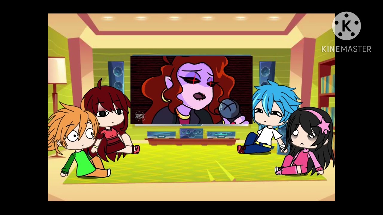 FNF Characters Reacts to Animation Memes About Them & More || Pt 1 || Gacha Life ||