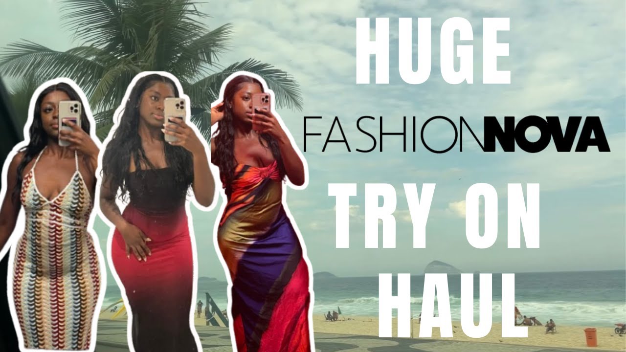 HUGE Fashion Nova Vacation Try-On Haul ☀️🌴 | Dresses, Jumpsuits, Jeans