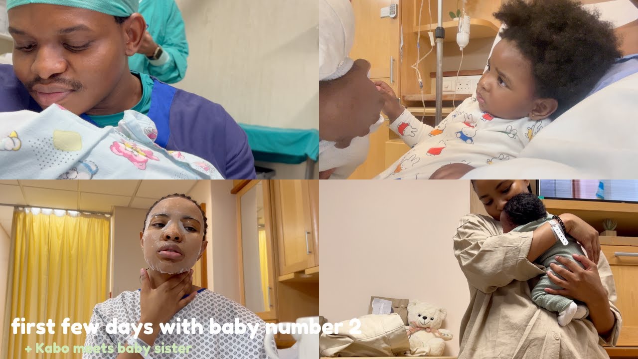 our first few days with baby #2 + Kabo meets her baby sister (our hospital stay)