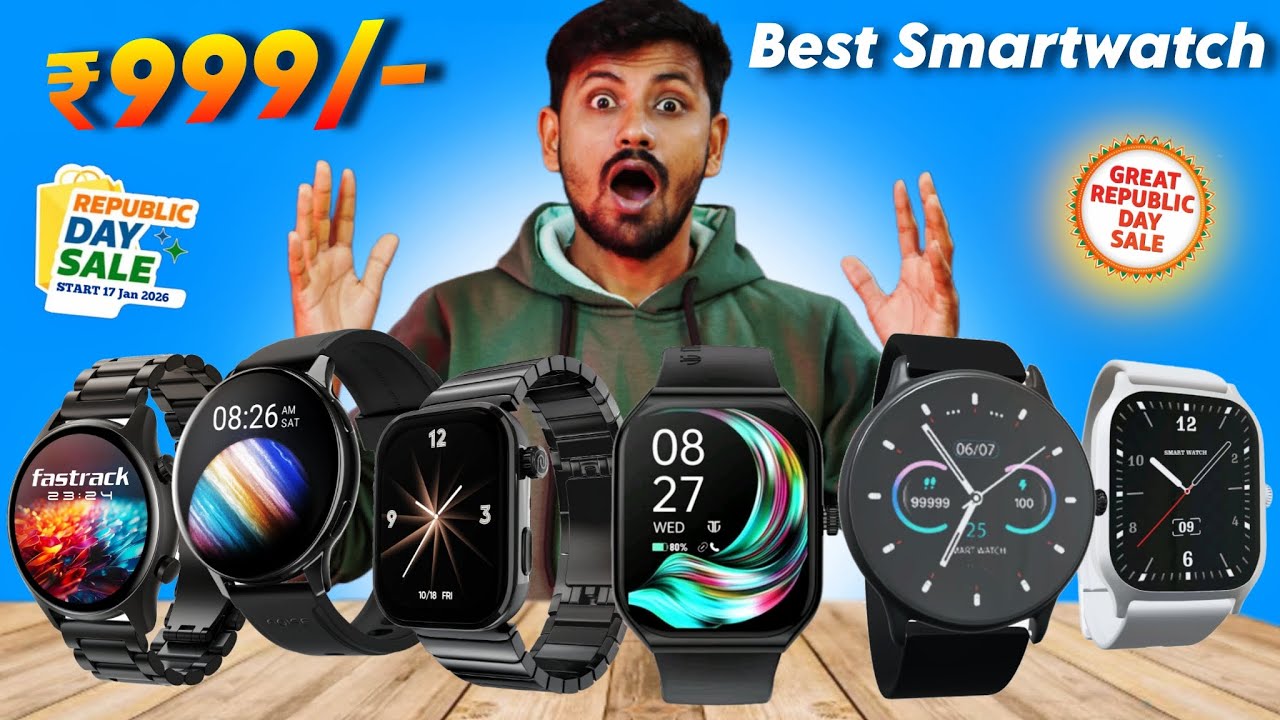🔥 TOP 5 Best Smartwatch Under ₹2000 (AMOLED)! 😱 For Amazon & Flipkart Republic Day Sale 2026✅🔥