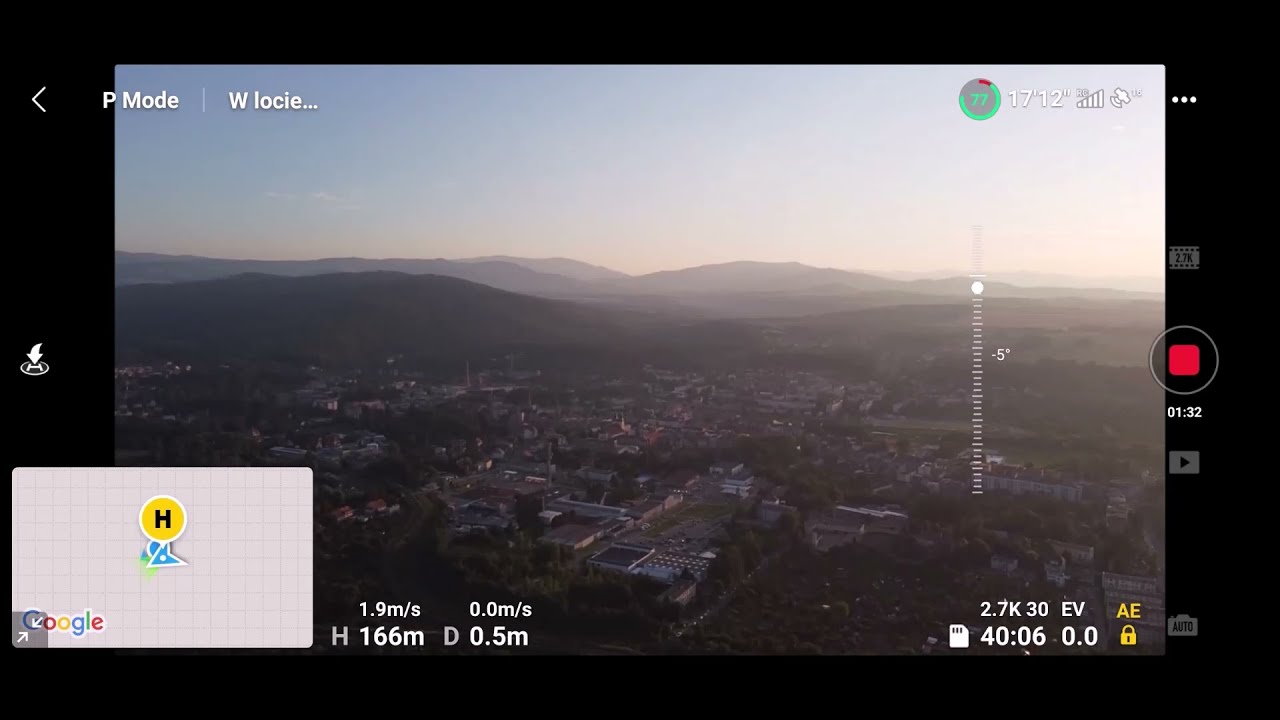 DJI Mavic Mini - test zasięgu w g&oacute;rę (Summer edition)