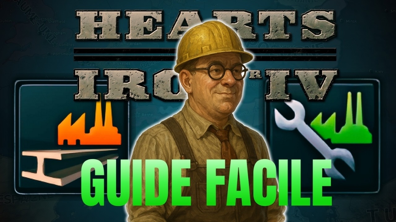 Tuto Hearts of Iron 4 : Production & Construction (Usine Civile / Militaire)