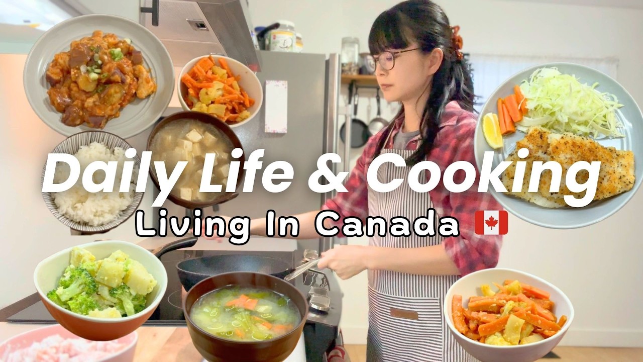 [Vlog 🇨🇦] Create 100-day milestone video for my son | Cozy Home Cooking by Japanese Housewife