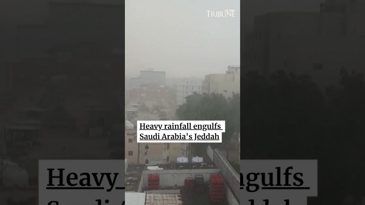 Heavy rainfall engulfs Saudi Arabia's Jeddah