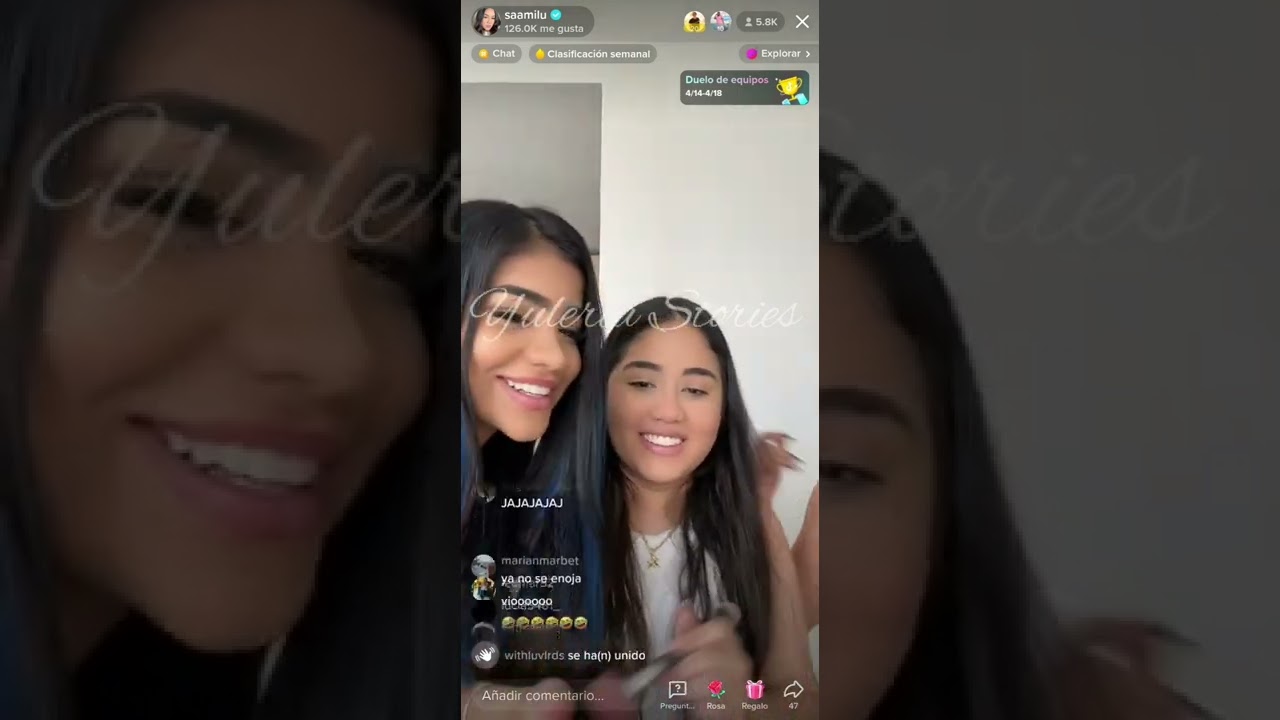 LIVE DE SAMILU EN TIKTOK 17/04