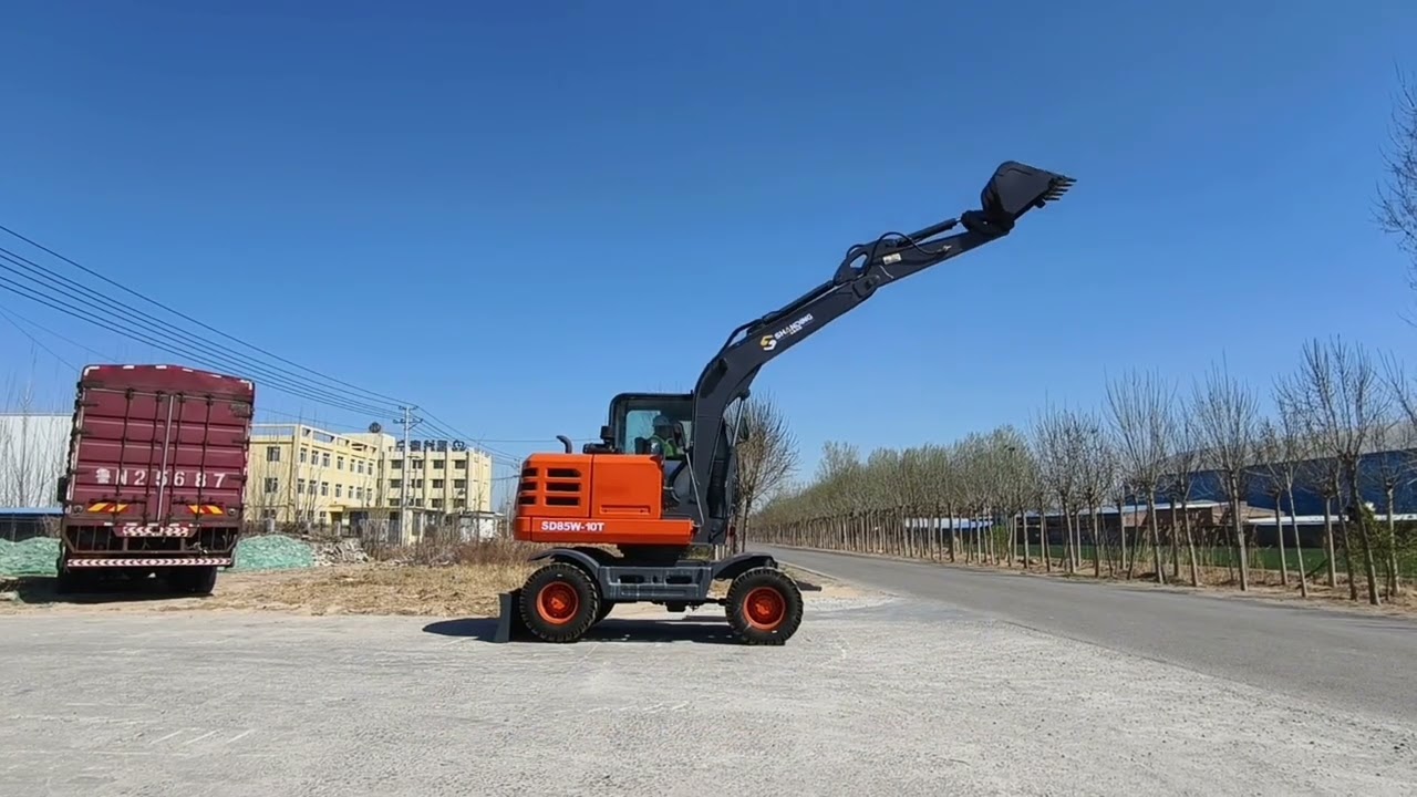 How much does a wheeled excavator cost for an SD85w-10t?#excavator #xcavator #constructionmachinery