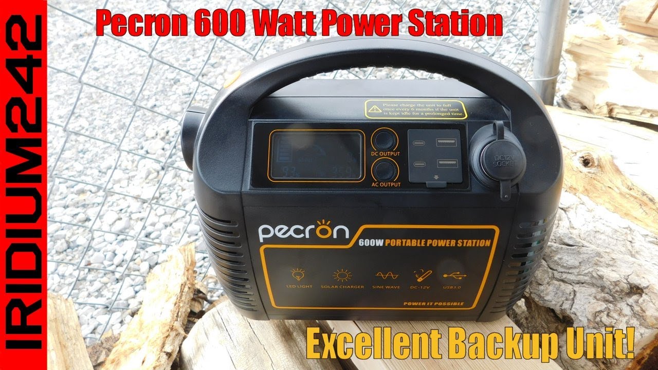 Power Preps: Pecron 600 Watt Portable Power Station