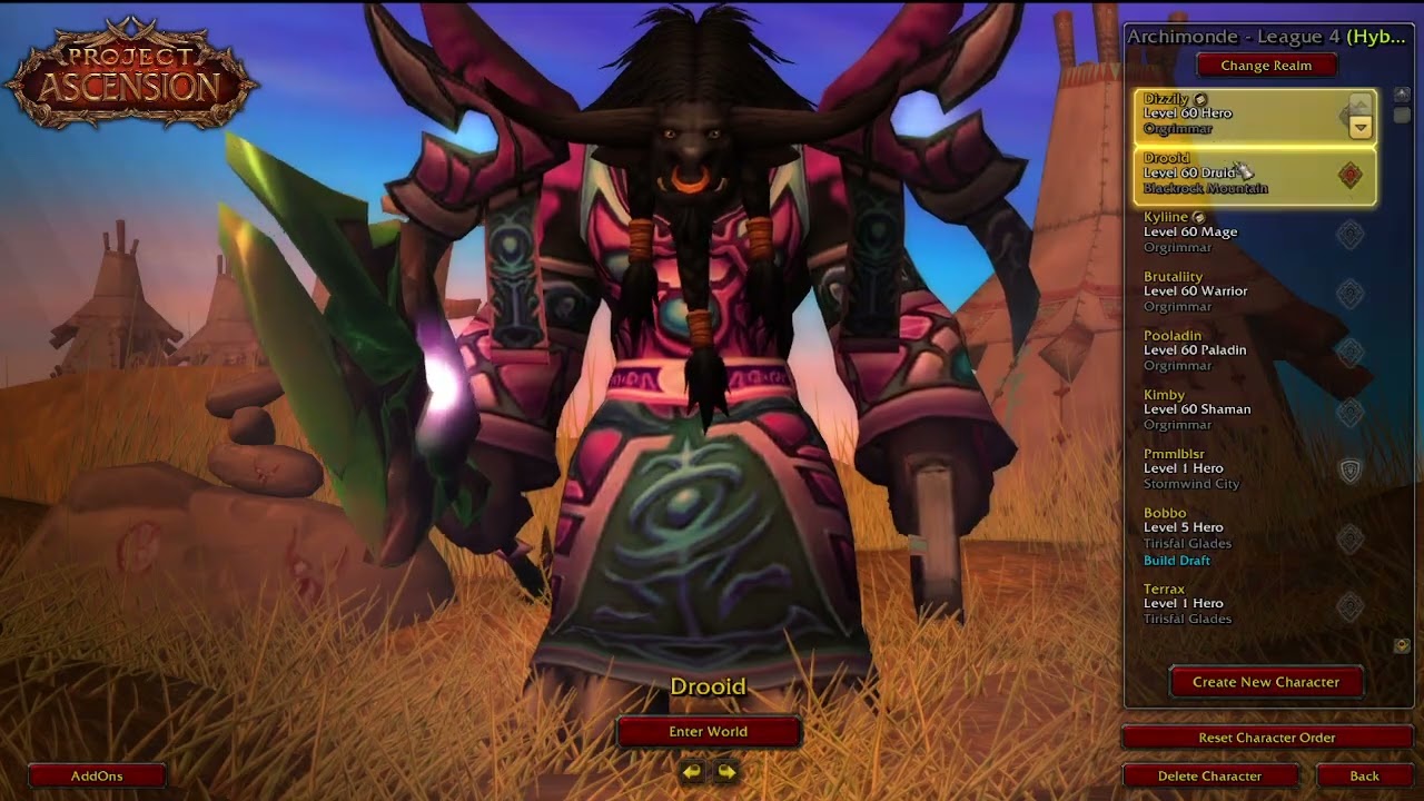 Realm First BWL Normal + HC - Ascension WoW - OG Classes only!
