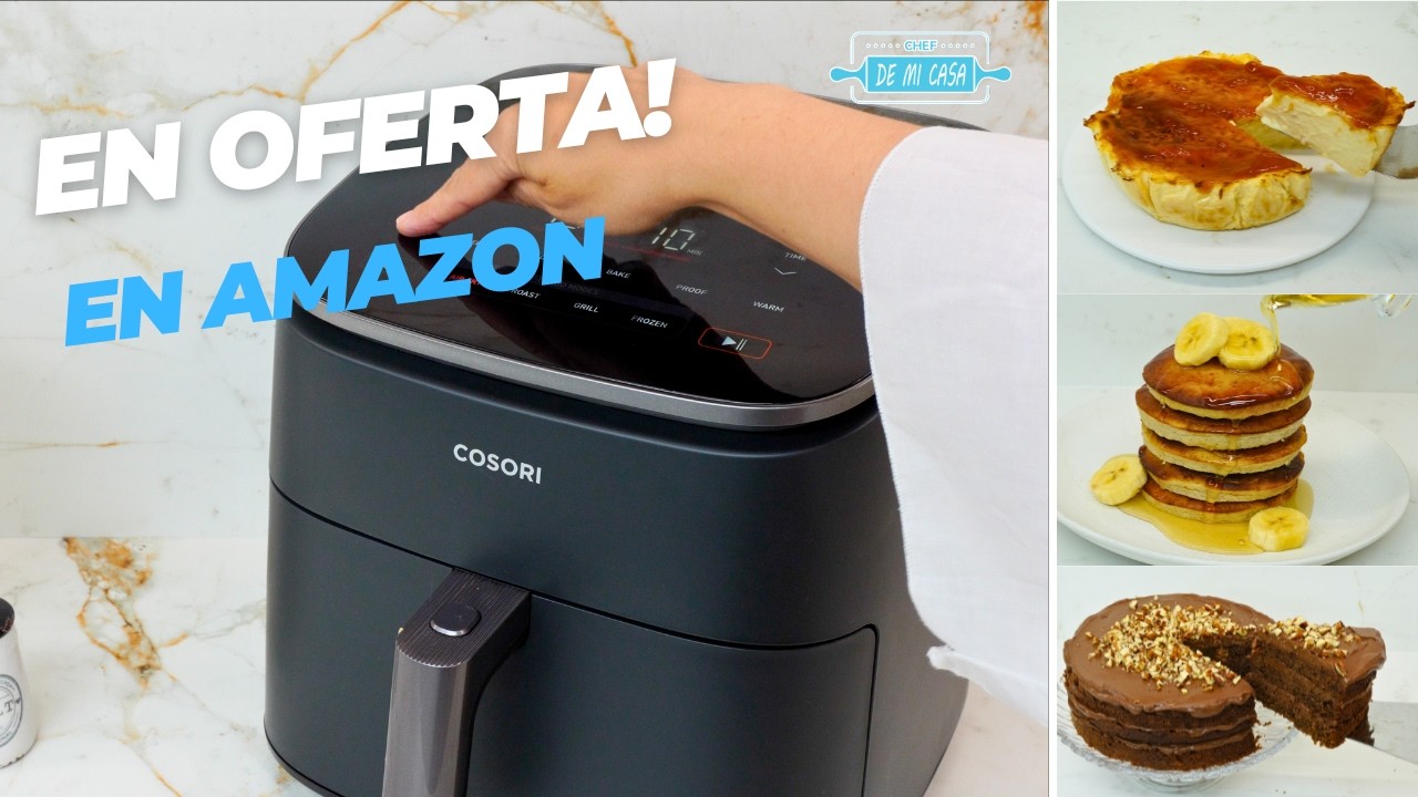 🍰 3 Postres Saludables en tu Freidora de Aire !!! 😱 OFERTAS AMAZON