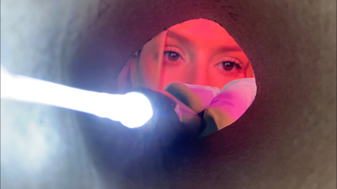 Checking your eyes before bed asmr 🫧