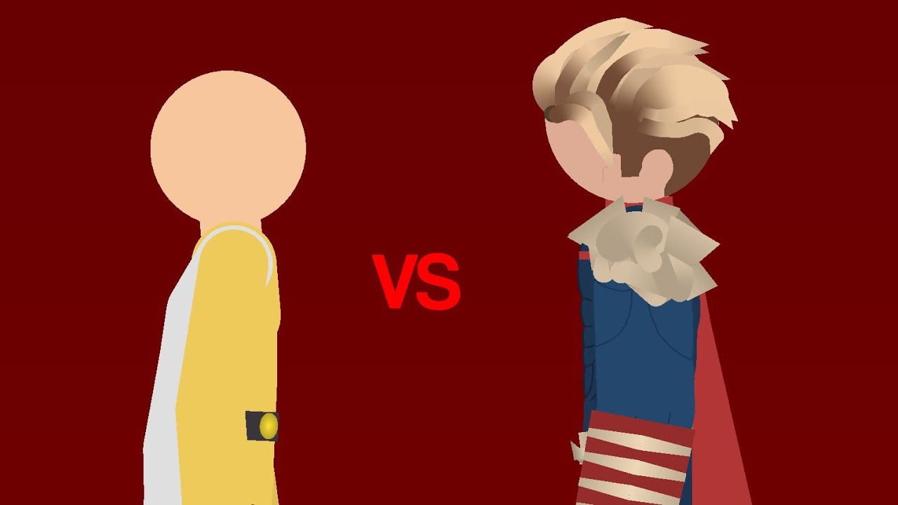 Saitama vs Homelander| a stick nodes animation