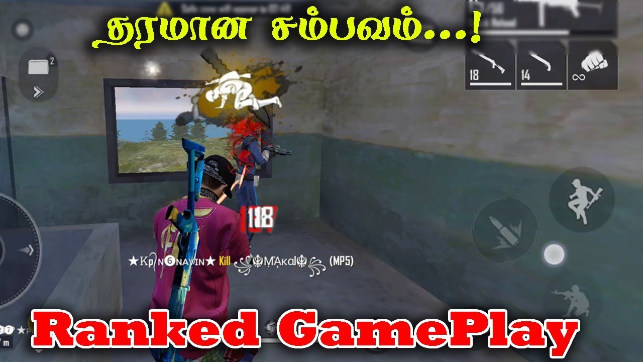 🔥Free Fire Attacking Squad Ranked GamePlay Tamil😎|Win All Ranked Match|Tips&TRicks Tamil