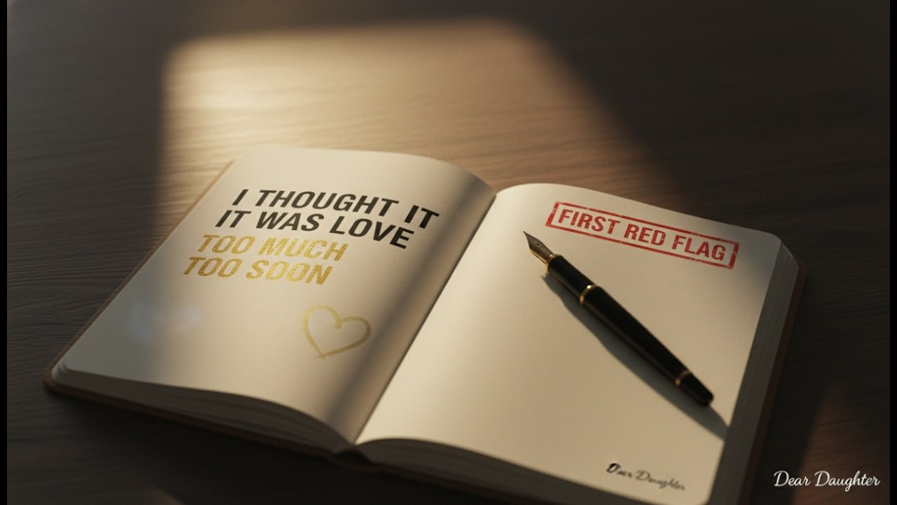 Dear daughter — love bombing too much affection at the beginning is a warning sign
